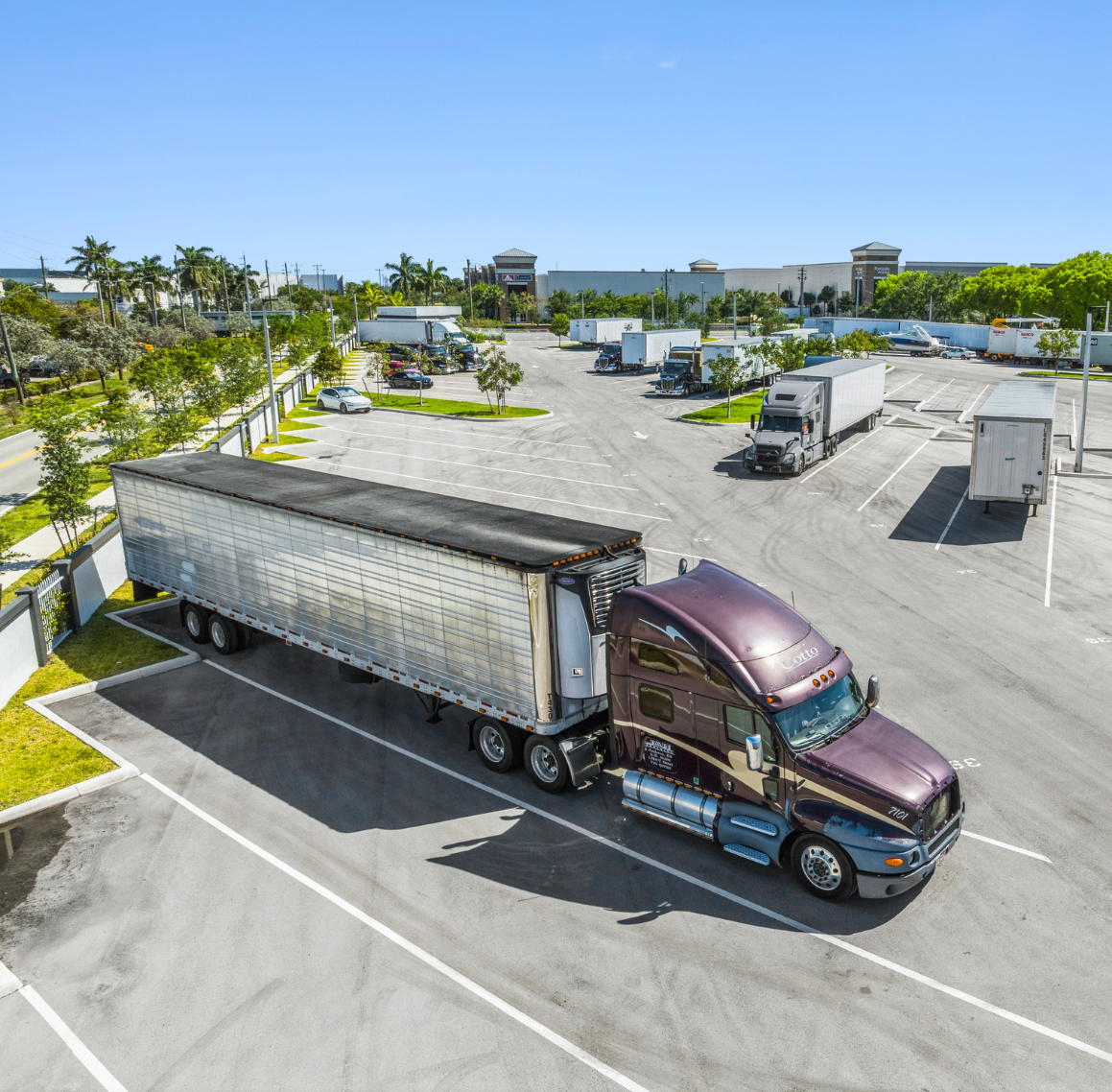 podcast talking about the trucking industry